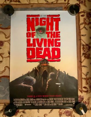 Night Of The Living Dead Horror Remake Rolled One Sheet Poster