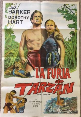 Lex Barker Dorothy Hart Tarzan 