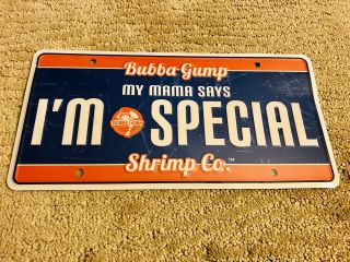 Bubba Gump Shrimp Co.  License Plate - My Mama Says I 
