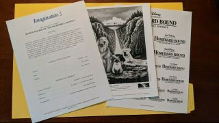 Homeward Bound The Incredible Journey Disney Press Kit Color Dog Slides Photo 2