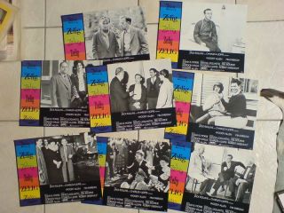 Woody Allen: Zelig (8) Complete German Lobby Card Set 1985 - Mia Farrow