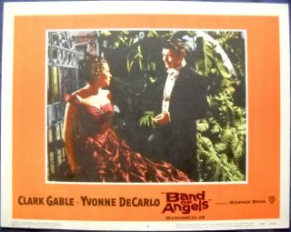 Band Of Angels Movie Poster Clark Gable Yvonne Decarlo Lobby Card 6