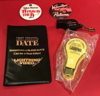Vintage Vestron Lightning Rca Movie Home Video Promo Store Advertising Giveaway