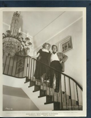 Bing Crosby & Rosemary Clooney In White Christmas 1954 Orig Vintage Photo 4