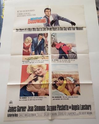 Mister Buddwing 1966 Movie Poster One Sheet 27x41 James Garner