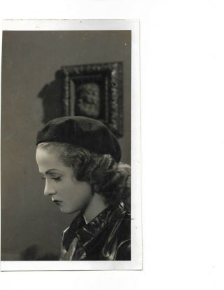 Danielle Darrieux Lovely Portrait The Rage Of Paris 1938 Orig Vintage Photo 88