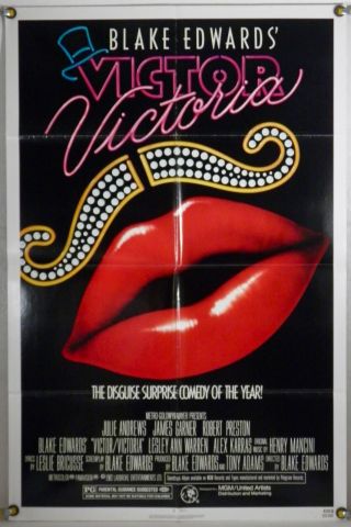 Victor Victoria Ff Orig 1sh Movie Poster Julie Andrews James Garner (1982)