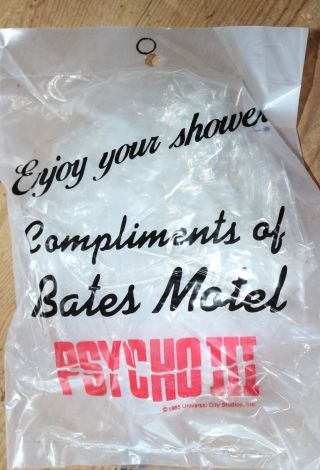 Vintage Psycho Iii Shower Cap Bates Motel Movie Promo