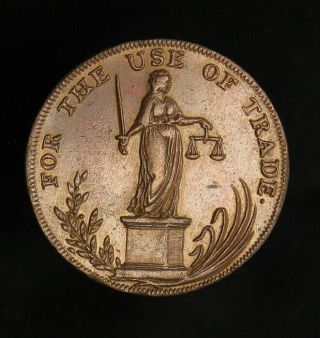 1795 Great Britain Suffolk Bungay Half 1/2 Penny Dh - 21 Conder Token
