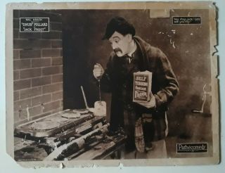 Snub Pollard In Jack Frost Lobby Card Hal Roach Dir.  Charley Chase 1923