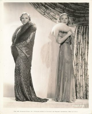 Mary Carlisle Fay Holden Vintage 1937 Paramount Pictures Portrait Photo