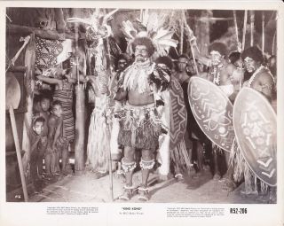 African Native Voodoo Witch Doctor Vintage King Kong Rko Horror Photo