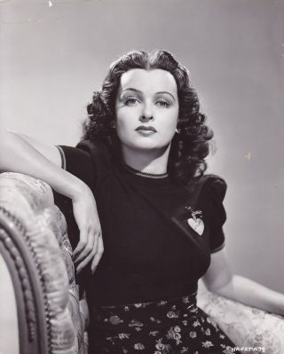 Joan Bennett Vintage 1939 Hal Roach Studio Portrait Photo