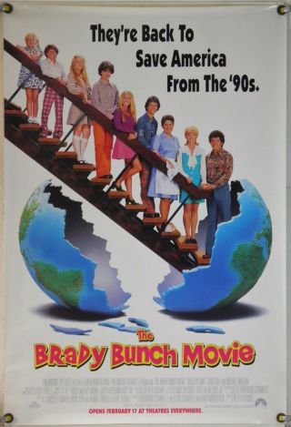 The Brady Bunch Movie Ds Rolled Adv Orig 1sh Movie Poster Michael Mckean (1995)