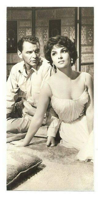 Frank Sinatra,  Gina Lollobrigida Never So Few 1959 Vintage Orig Photo 217