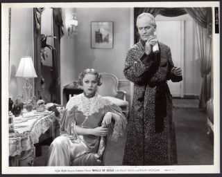 Sally Eilers & Ralph Morgan 1933 Vintage Orig Photo Walls Of Gold Actor Actress