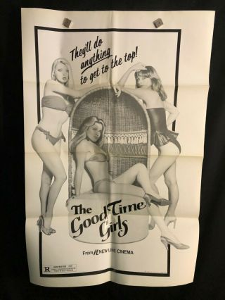 The Good Time Girls 1981 One Sheet Movie Poster Teen Sexploitation Erotic Adult
