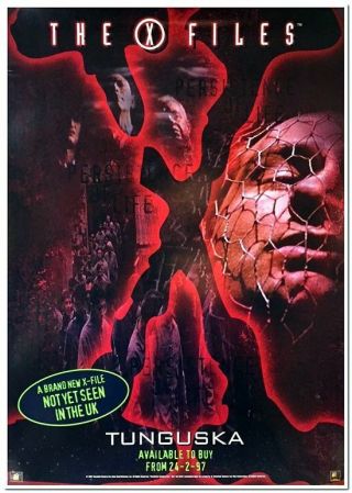 X - Files - File 7: Tunguska - 1997 - Uk Dvd Poster - David Duchovny