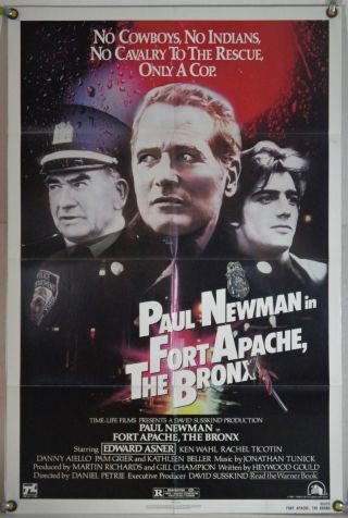 Fort Apache,  The Bronx Ff Orig 1sh Movie Poster Paul Newman Ken Wahl (1981)