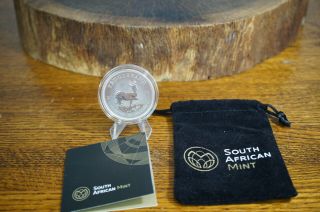2017 South Africa Silver Krugerrand 50th Anniversary 1 Rand