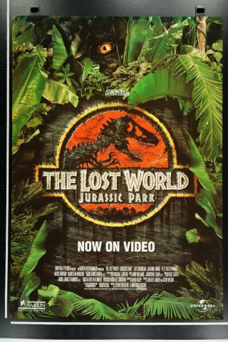 The Lost World Jurassic Park 27x39 Rolled Video Movie Poster 1997