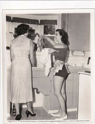 Julia Adams Cheesecake Sexy Legs Universal Portrait 1953 Orig Vintage Photo 46