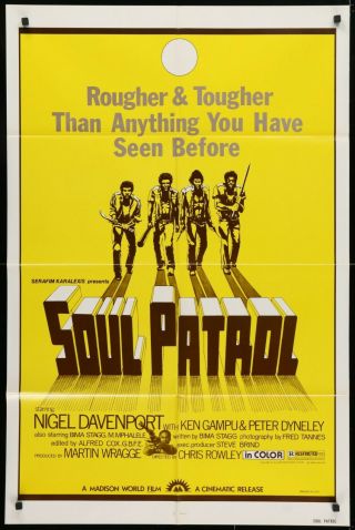 Soul Patrol (1976) - Movie Poster - South Africa Action Exploitation