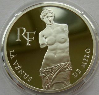 France Silver 100 Francs 1994 Venus De Milo Louvre Proof Coin