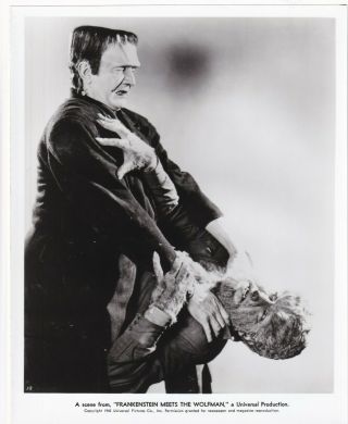 Bela Lugosi,  Lon Chaney Jr.  Frankenstein Meets The Wolf Man Horror 60s Photo 23