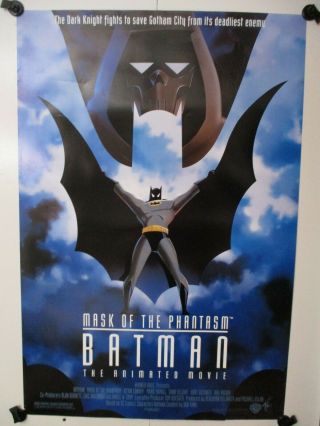 1993 Movie Poster 27x41 Batman: Mask Of The Phantasm - Double Sided