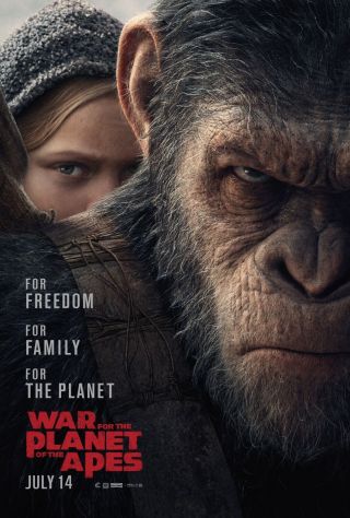 War For The Planet Of The Apes 2017 Authentic D/s 27x40 Theatrical Poster Ver 2