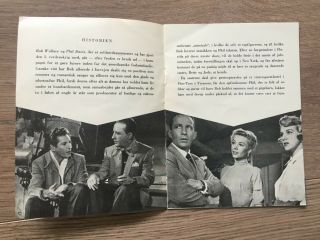 White Christmas Bing Crosby,  Danny Kaye Vintage 1954 Danish Movie Program 3