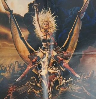 1981 National Lampoon Heavy Metal Movie Poster Devo,  Cheech & Chong Dreams