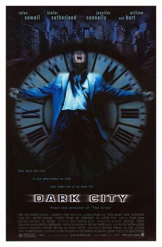 Dark City - 1997 - 27x40 Movie Poster - Kiefer Sutherland,  J.  Connelly