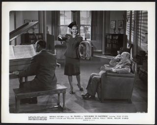 Dale Evans William Frawley Hitchhike To Happiness Vintage Orig Photo Pianist