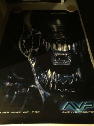 Alien Vs.  Predator (avp) 27 X 40 Ds/rolled Movie Poster - 2004