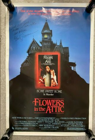 1987 Flowers In Attic - Kristy Swanson Movie Poster 27x40 " Hand - Signed W/jsa/coa