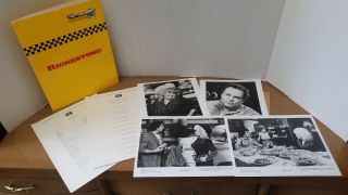 1984 Rhinestone Movie Press Kit 4 Photos Production Info & Folder Stallone Dolly