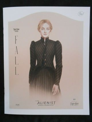The Alienist Angel Of Darkness Promo Booklet