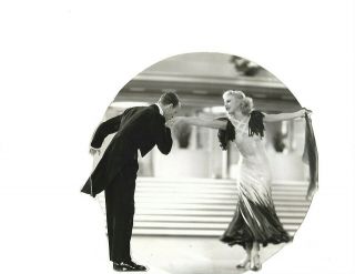 Ginger Rogers,  Fred Astaire Dancing Portrait Bachrach 1935 Photo 235