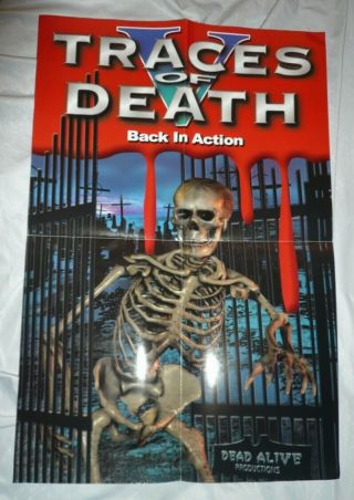 Traces Of Death V Back In Action Movie Poster 24 " X 16 " Dead Alive Productions