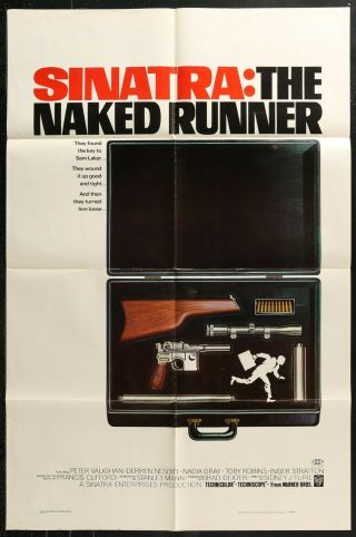 The Naked Runner (1967) - Movie Poster - Frank Sinatra