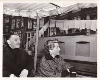 Lana Turner Clark Gable Candid Holland Amstel River Vintage Mgm Photo