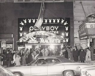 Macbeth 1971 Roman Polanski Night Premiere Playboy Theatre Vintage Orig Photo 26