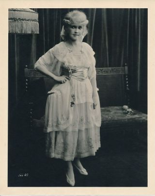 Fannie Ward Vintage 1917 Winning Of Sally Temple Lost Silent Film Photo