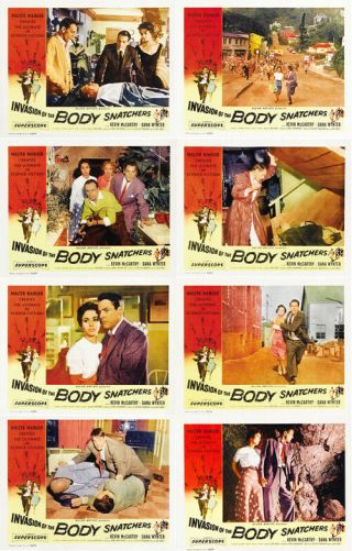 Invasion Of The Body Snatchers (1956) U.  S.  Lobby Cards Complete Set Of 8