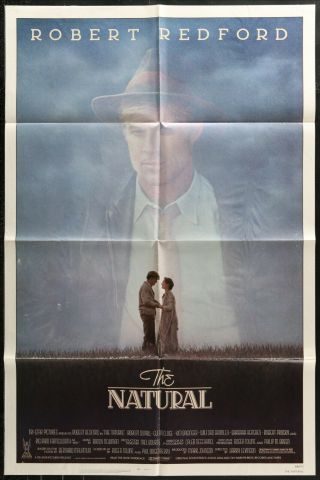 Robert Redford The Natural 1984 One Sheet Movie Poster 27 X 41 1a