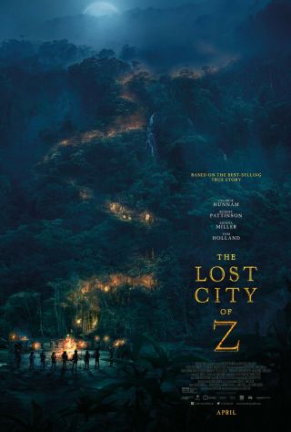 Lost City Of Z Movie Poster 2 Sided Rare 27x40 Charlie Hunnam