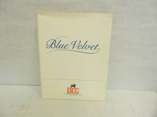 Blue Velvet (1986) Studio Press Kit With Photos & Booklets