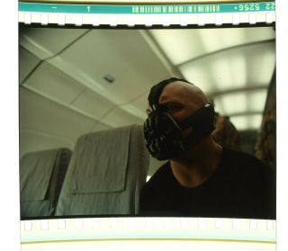 The Dark Knight Rises 70mm Imax Film Cell - Bane - Tom Hardy (4781) Nolan